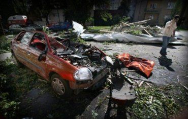 Ураган в Словакии нанес значительный ущерб