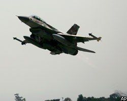 F-16 упал на западном берегу реки Иордан