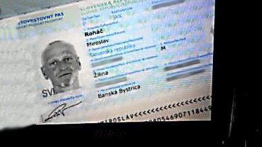 Ксерокопия паспорта, по которому Мирослав Рогач пересек границу Украины