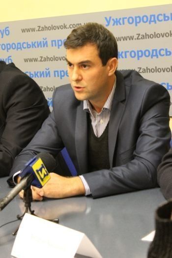 Павел Черевко, представитель Ужгородского городского штаба партии Регионов