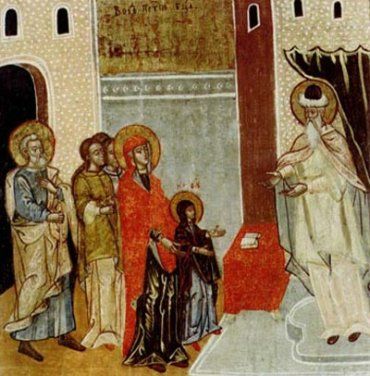 4 грудня православні відзначають Богородичне свято Введення в Храм Пресвятої Богородиці.
