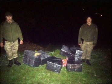Закарпатские пограничники обнаружили 3 тыс пачек сигарет