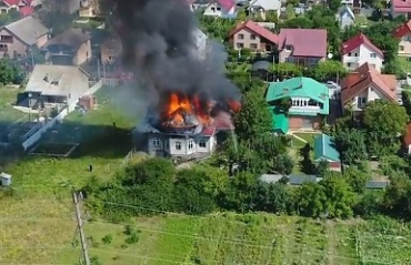 Пожар в Минае под Ужгородом