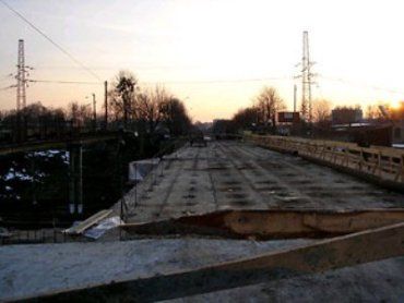 Конструкция Левандовского моста во Львове обрушилась