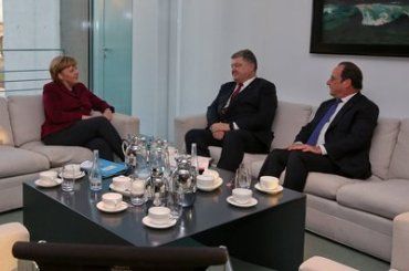В Берлине проходит предварительная встреча трех лидеров "нормандской четверки"