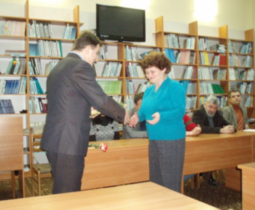 Вручение литературной премии Ирине Мадрыге в Ужгороде