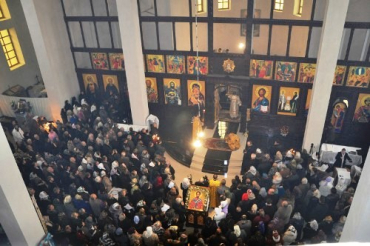 Освячення престолу в Свято-Кирилівському кафедральному соборі у місті Хуст