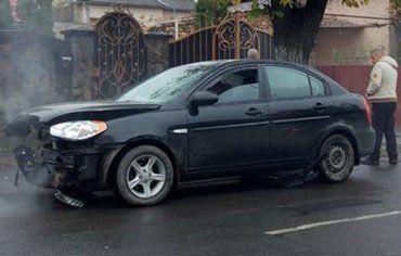 В Ужгороде не разъехались "Mazda" и "Hyundai"