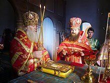 Архиепископ Марк поздравил настоятеля обители архимандрита Артемия