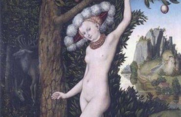 Фрагмент картины "Купидон, жалующийся Венере" Лукаса Кранаха-старшего