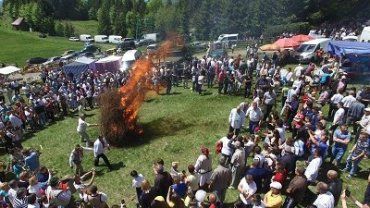 Фестиваль "Проводы отар на полонину" на Синевирском перевале