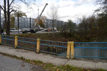 У Сваляві почали реконструкцію мосту через річку Свалявка