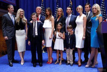 Велика родина нового президента США Дональда Трампа