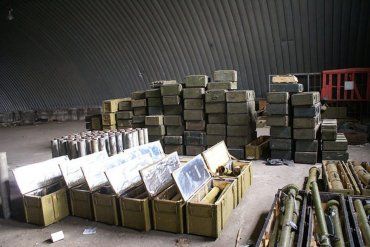 Величезний арсенал зброї виявили працівники СБУ