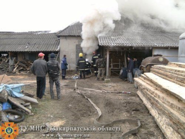 В Виноградовском районе пожарные спасли от уничтожения дом