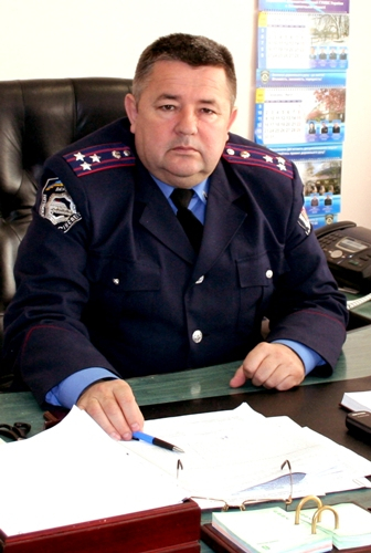 Заместитель начальника УГАИ ГУМВД в Закарпатье полковник милиции М.М. Бойчук