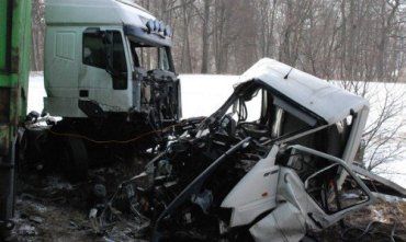В Польше камион раздавил Volkswagen вместе с водителем