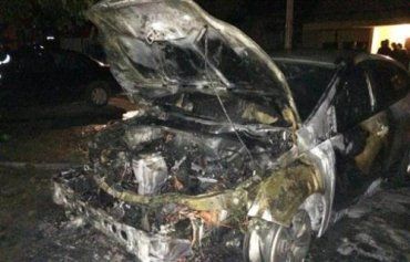 Автомобиль Виктора Щадея в Ужгороде все-таки же подожгли