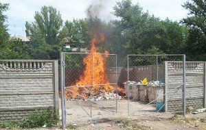 В Закарпатье мужик получил ожоги при сжигании мусора