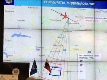 Самолет был сбит с территории, подконтрольной пророссийским боевикам