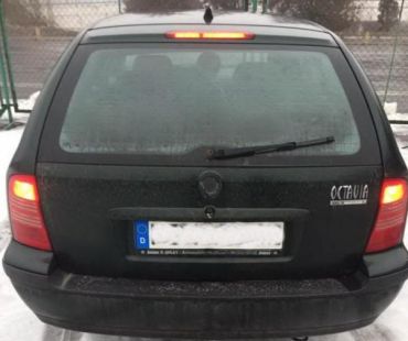 На КПП "Тиса" затримано авто "Шкода" німецької реєстрації.