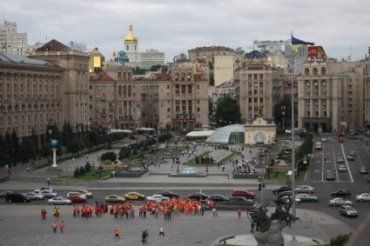 На Майдане Незалежности - митинг профсоюзов