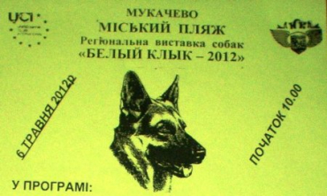 В Мукачево пройдет выставка собак "Белый клык 2012"