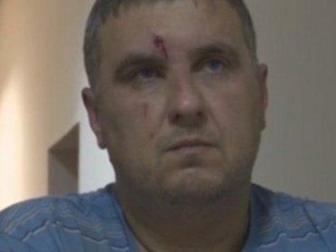 Викрадений ФСБ українець Євген Панов зі слідами побоїв.