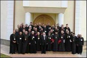 Восточные католические иерархи в Ужгородской духовной семинарии