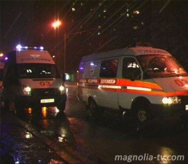 В Киеве иномарка сбила женщину с девочкой возле пешеходного перехода.