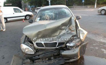 В Николаеве Volkswagen Caddy наехал на Daewoo, все пострадали