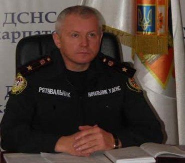 Мирослав Щербей, начальник Управления ДСНС Украины в Закарпатской области