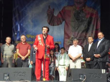 Иван Попович на Международном фестивале в Закарпатье