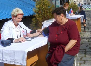 В Ужгороде Красный Крест провел акцию по оказанию помощи