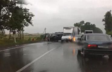 Mitsubishi Pajero попал в ДТП между селами Среднее и Зняцево