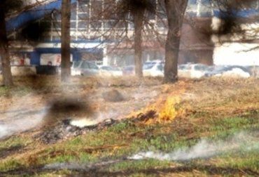 В Закарпатье из-за сожжения листьев и травы было 700 пожаров