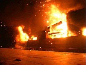 В Закарпатье за минувшие сутки произошло 5 пожаров