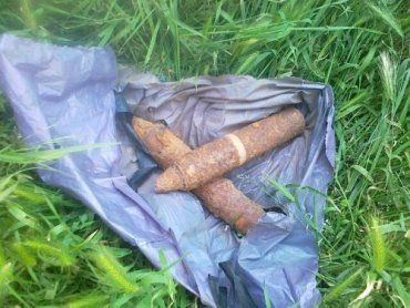 Ужгородская милиция нашла 2 боевых артиллерийских снаряда