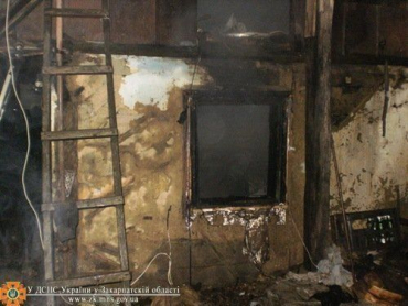 Тячевский район: на пожаре погиб житель Закарпатья