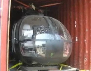 Львовские предприниматели пытались выдать военный вертолет за гражданский