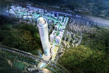 DMC Landmark Tower - 133-этажный небоскреб в Южной Корее