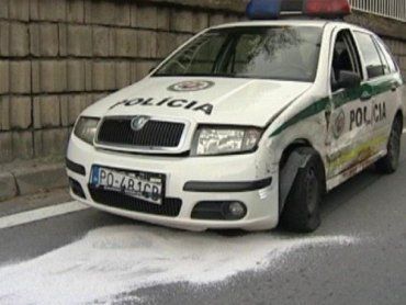 В Прешове полиция пострадала от горе-водителя из Закарпатья