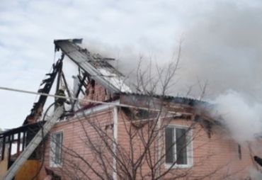 В Мукачево произошел пожар надворной постройки