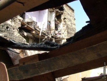 В Одессе рухнула стена трехэтажного дома