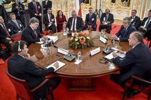Встреча Порошенко с президентами "Вышеградской группы"