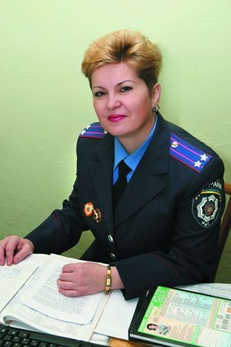Катерина Кийович керує відділом Ужгородської міліції на всі сто
