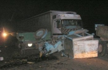 ДТП на Ровенщине: фура разбила 2 трактора