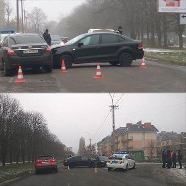 ДТП в Ужгороде: Столкнулись две легковушки