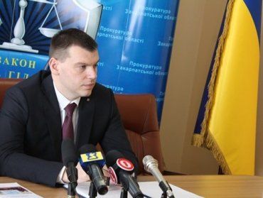 Пресс-конференция главного прокурора Закарпатской области