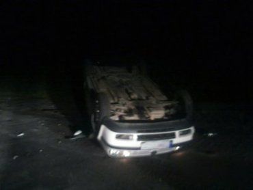 В Мукачево водитель первернул свое авто на крышу